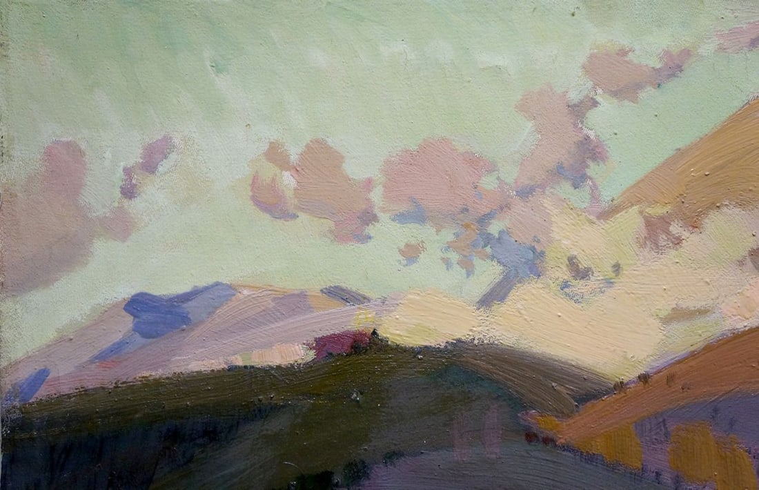 Oil painting The mountains Golubev Vasily Ivanovich - 3