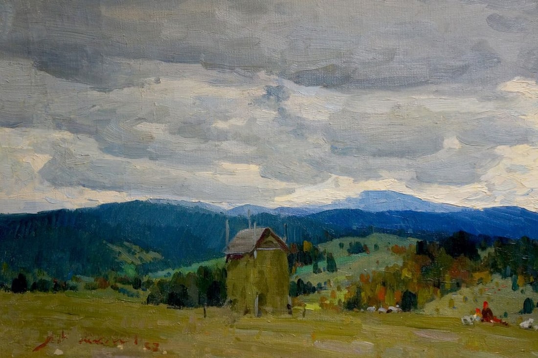 Oil painting To the rain Zhabinsky Leonid Andreevich - 2