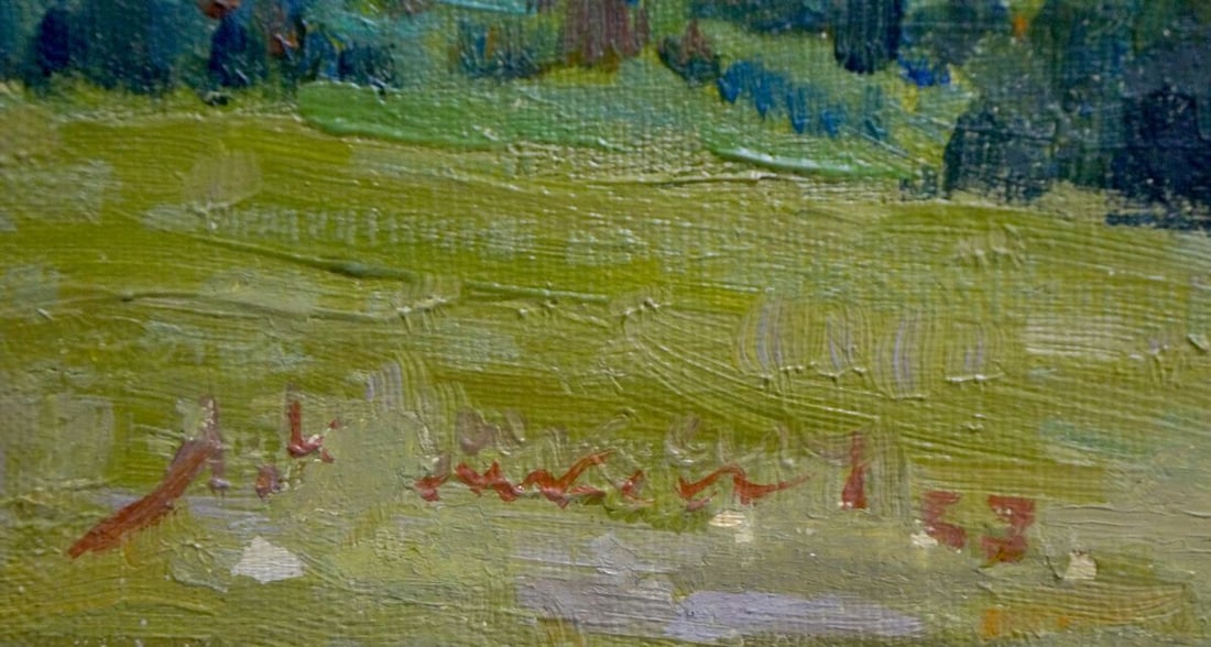 Oil painting To the rain Zhabinsky Leonid Andreevich - 6