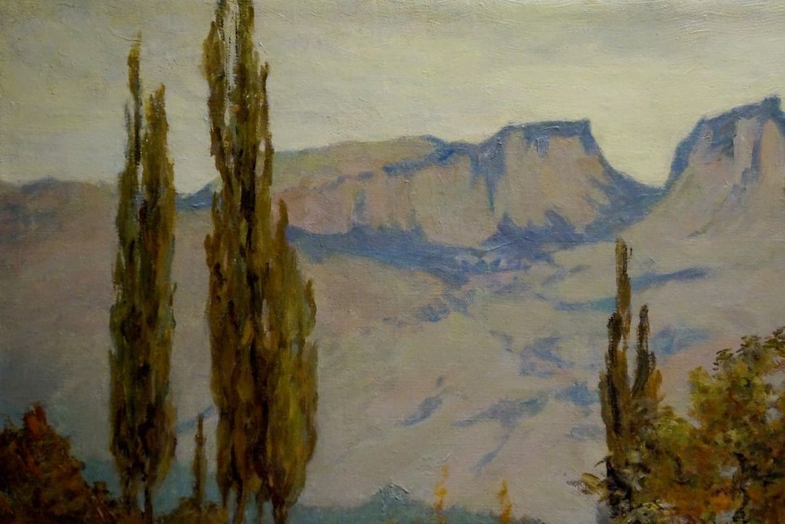 OIl painting Mountain landscape Ferber A. - 3