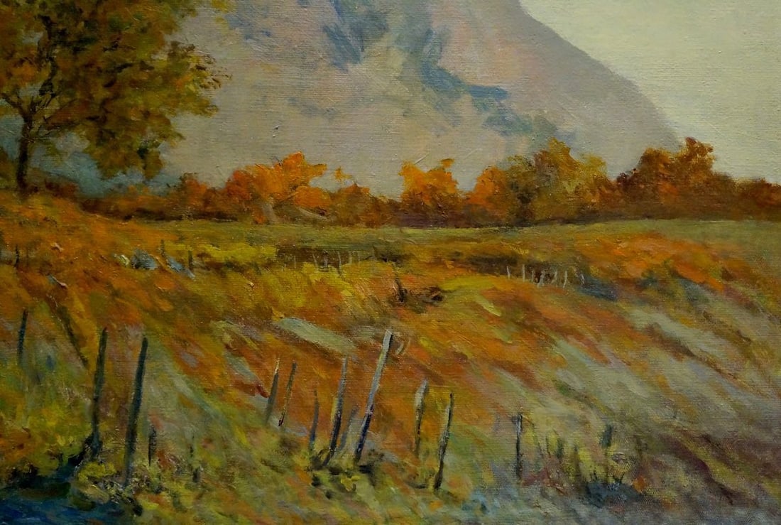 OIl painting Mountain landscape Ferber A. - 5