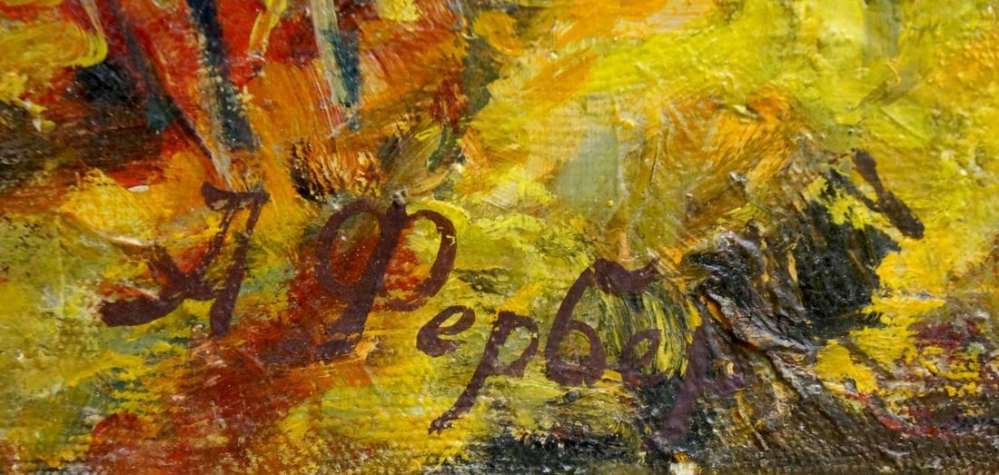 OIl painting Mountain landscape Ferber A. - 6