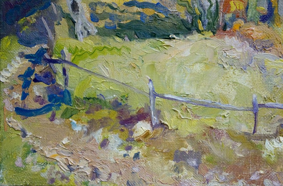 Oil painting House in the mountain range Mynka Alexander Fedorovich - 2