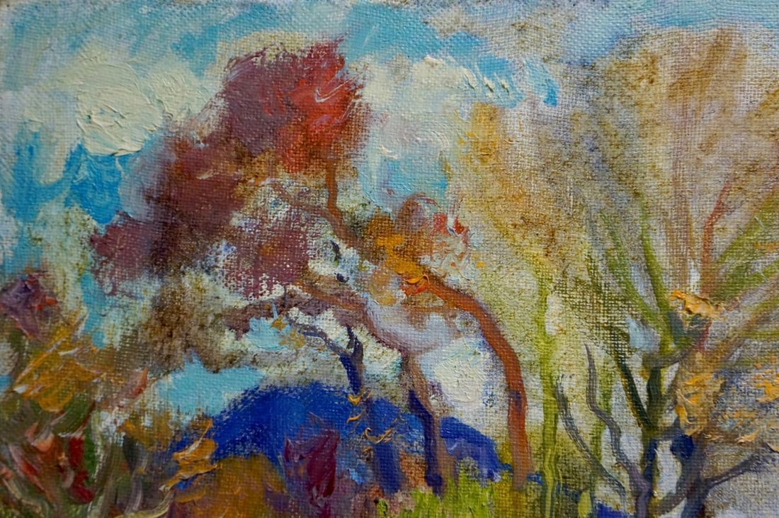 Oil painting House in the mountain range Mynka Alexander Fedorovich - 3