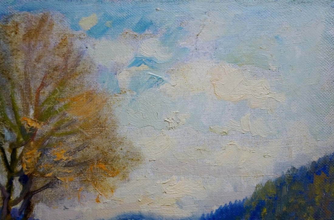 Oil painting House in the mountain range Mynka Alexander Fedorovich - 4