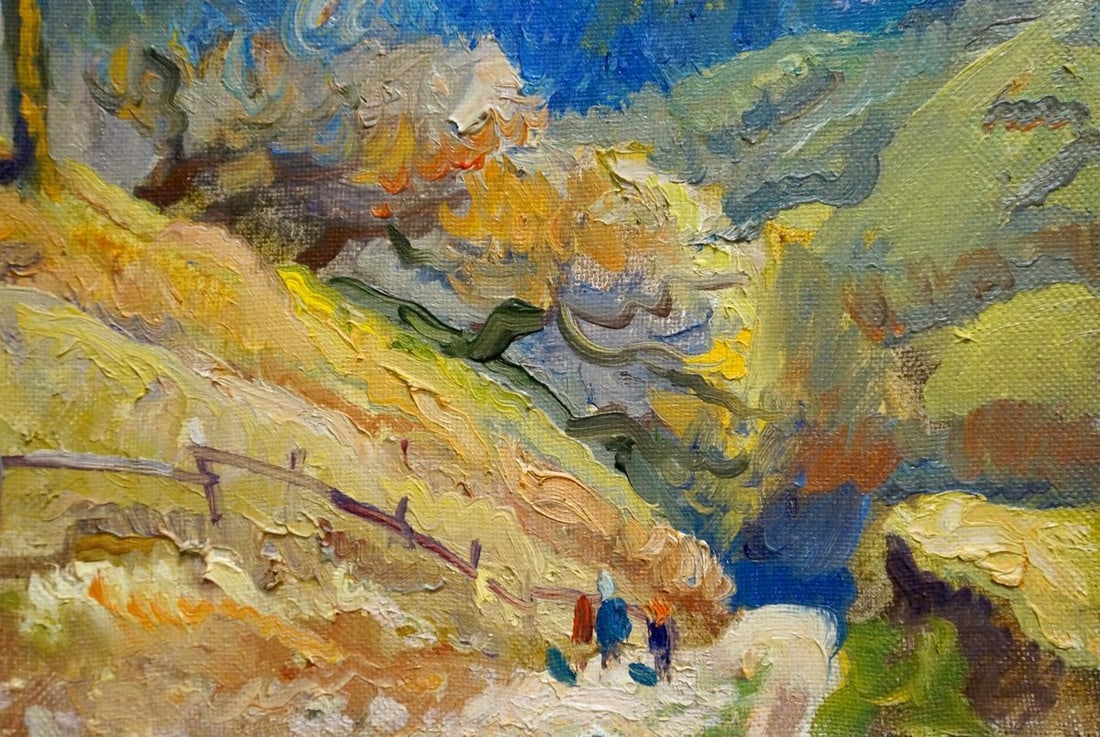 Oil painting House in the mountain range Mynka Alexander Fedorovich - 5