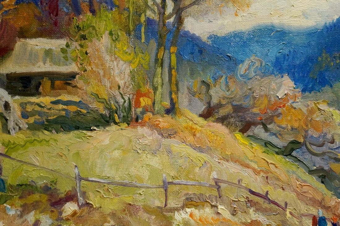Oil painting House in the mountain range Mynka Alexander Fedorovich - 6