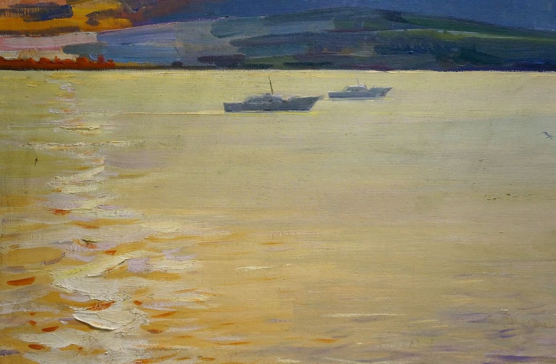 Oil painting Island landscape - 2