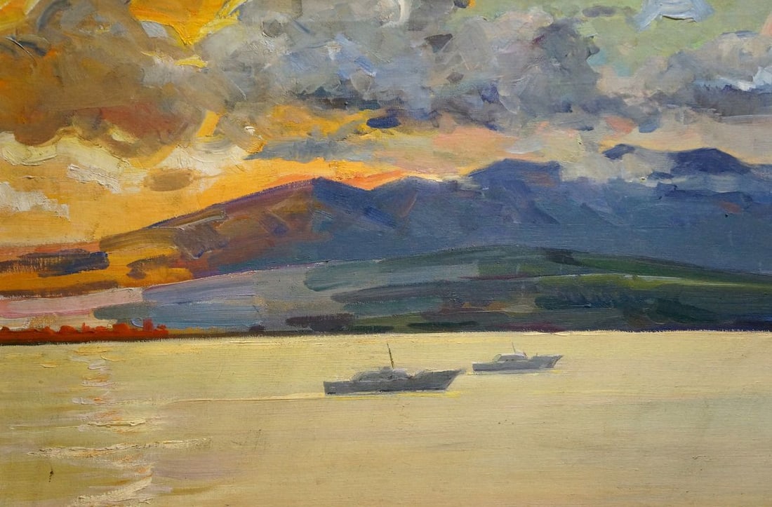 Oil painting Island landscape - 3