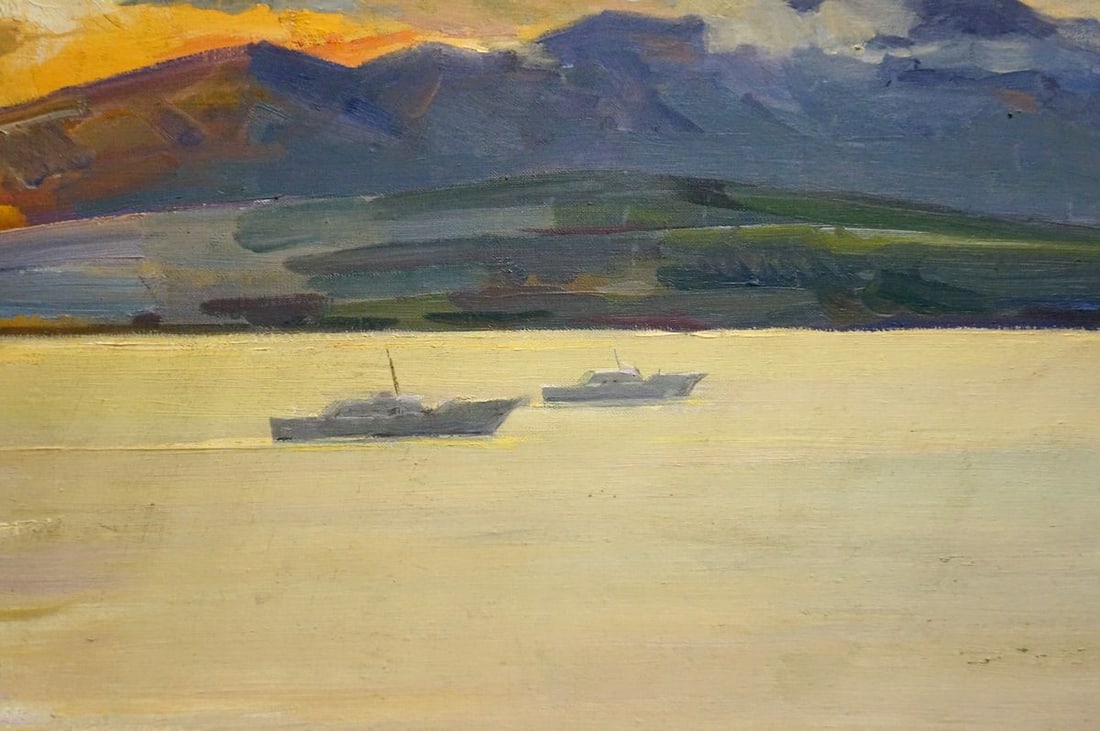 Oil painting Island landscape - 6