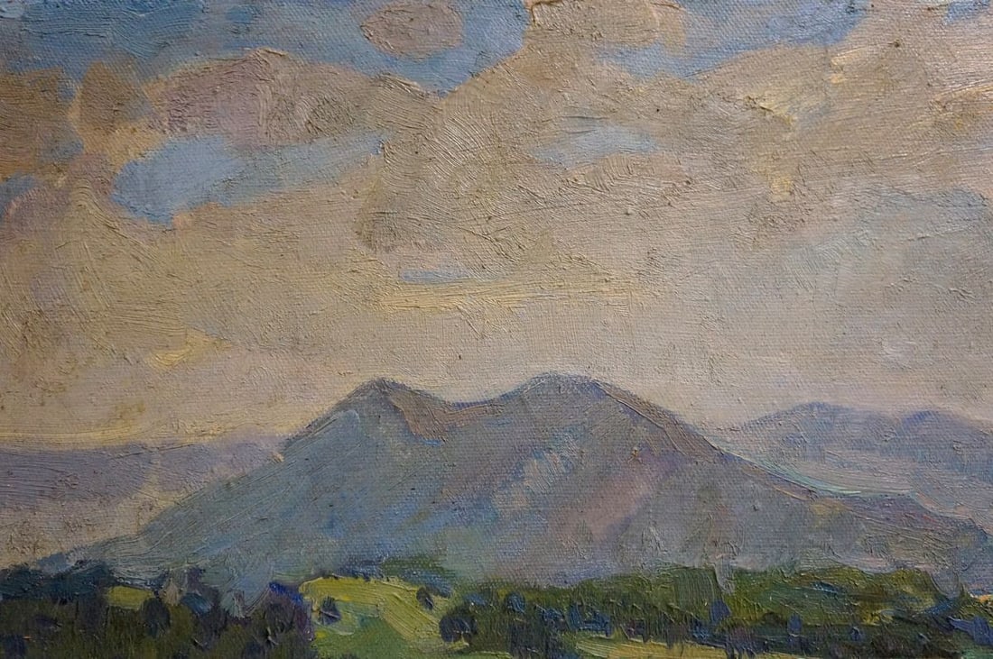 Oil painting Mountain landscape Zhabinsky Leonid Andreevich - 5