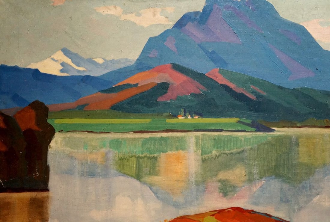 Oil painting Mountain landscape Atayan Armen Arshakovich - 3