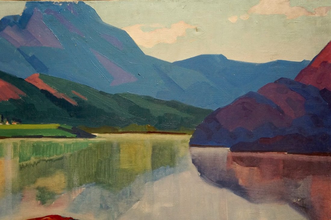 Oil painting Mountain landscape Atayan Armen Arshakovich - 4