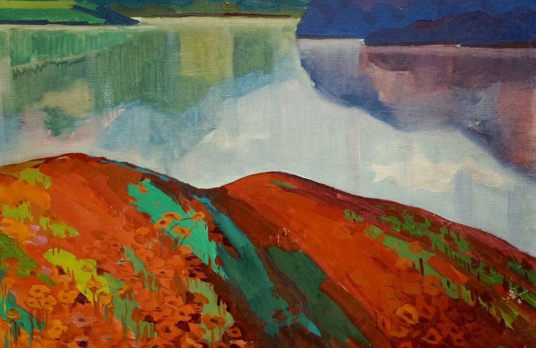 Oil painting Mountain landscape Atayan Armen Arshakovich - 5