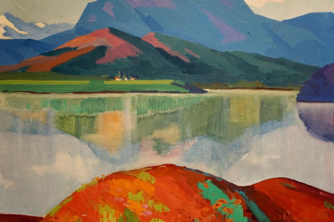 Oil painting Mountain landscape Atayan Armen Arshakovich - 6