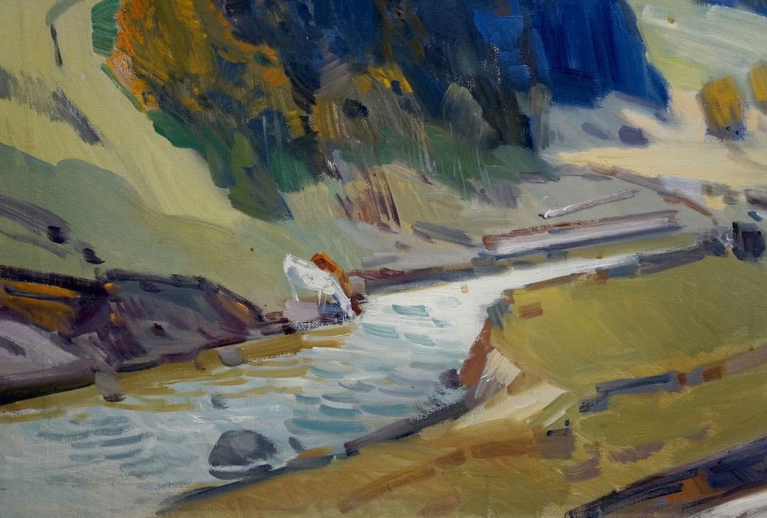 Oil painting Mountain plains Kashshay Anton Mikhailovich - 2