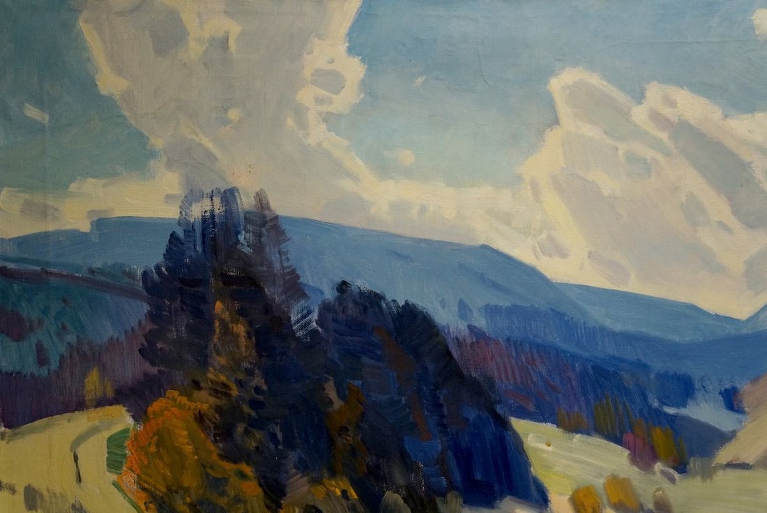 Oil painting Mountain plains Kashshay Anton Mikhailovich - 3