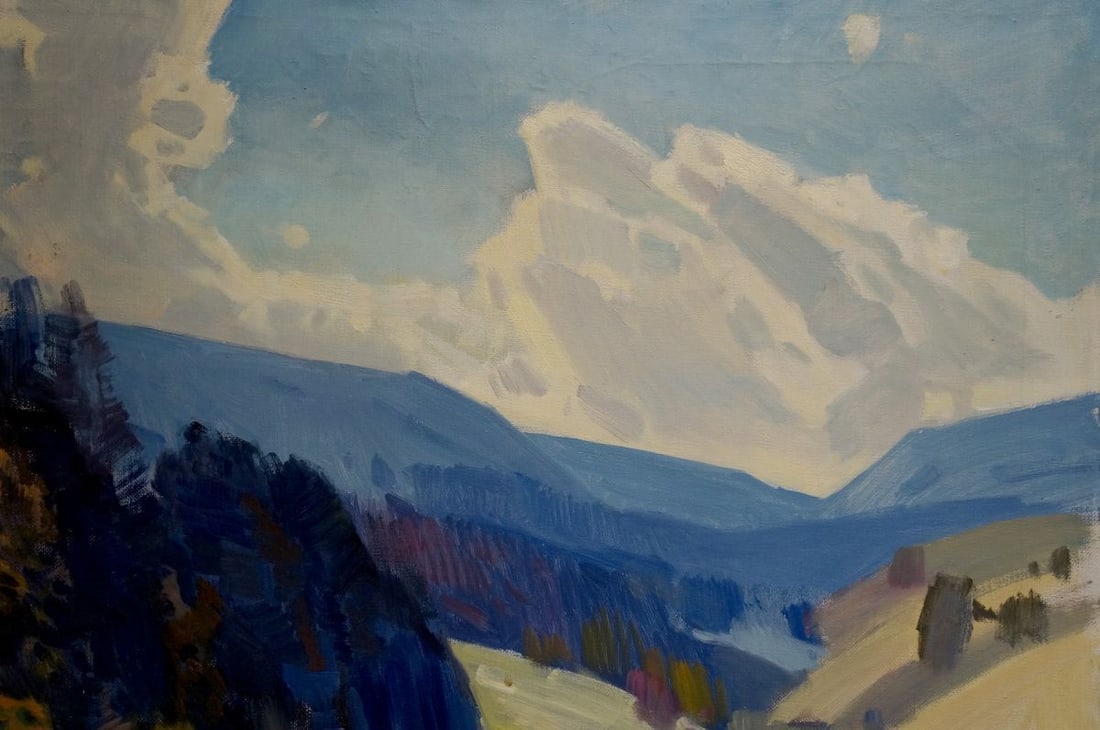 Oil painting Mountain plains Kashshay Anton Mikhailovich - 4
