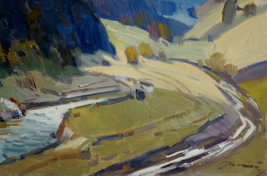 Oil painting Mountain plains Kashshay Anton Mikhailovich - 5