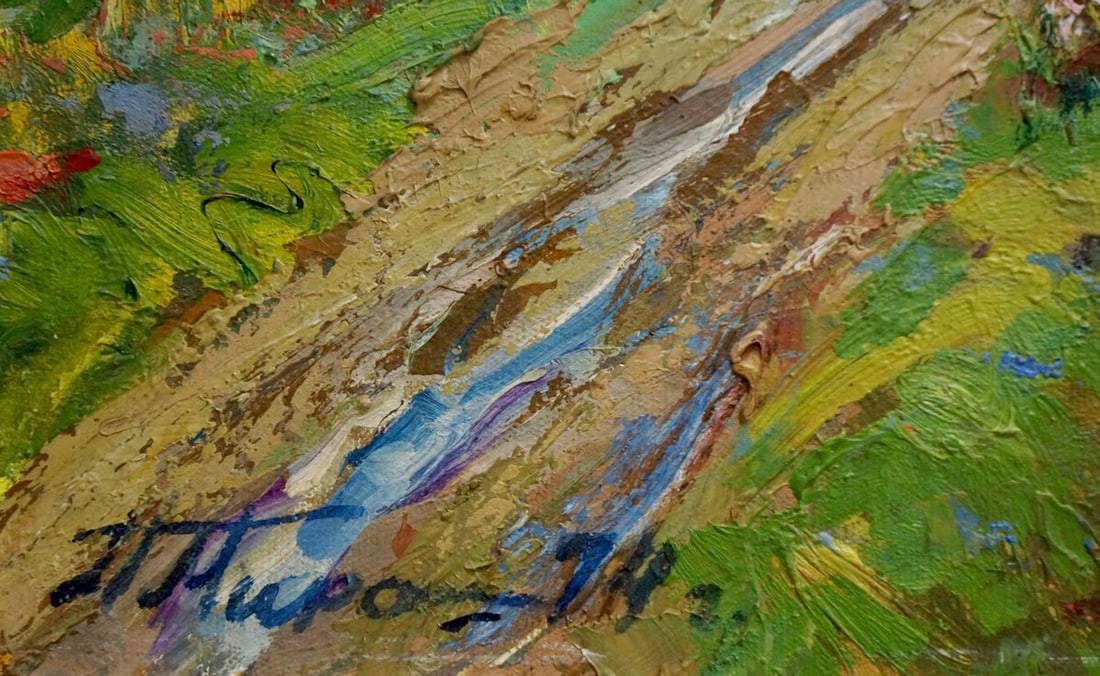 Oil painting The rain is over Miroshnichenko Pavel Petrovich - 6