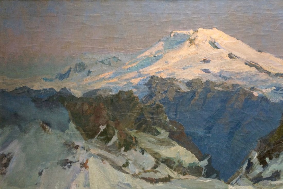 Oil painting Elbrus Smirnov Evgeny Vladimirovich - 3