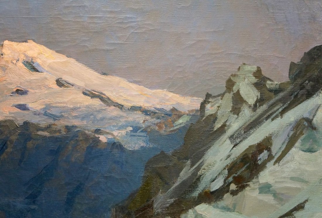 Oil painting Elbrus Smirnov Evgeny Vladimirovich - 4
