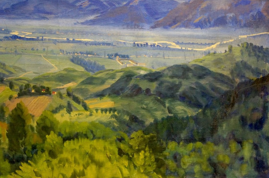 Oil painting Sunset landscape Manailo Fedor Fedorovich - 5