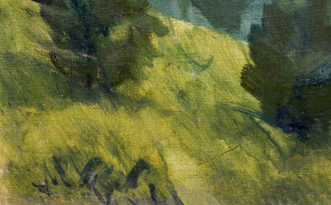 Oil painting Sunset landscape Manailo Fedor Fedorovich - 6