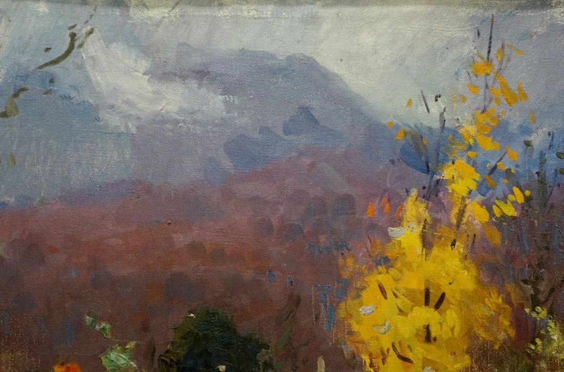 Oil painting House near the mountain Kobylenkov Mikhail Vasilievich - 4
