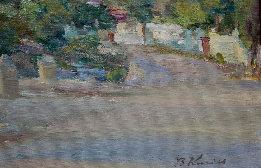 Oil painting Kisel Ivan Gordeevich City landscape - 5