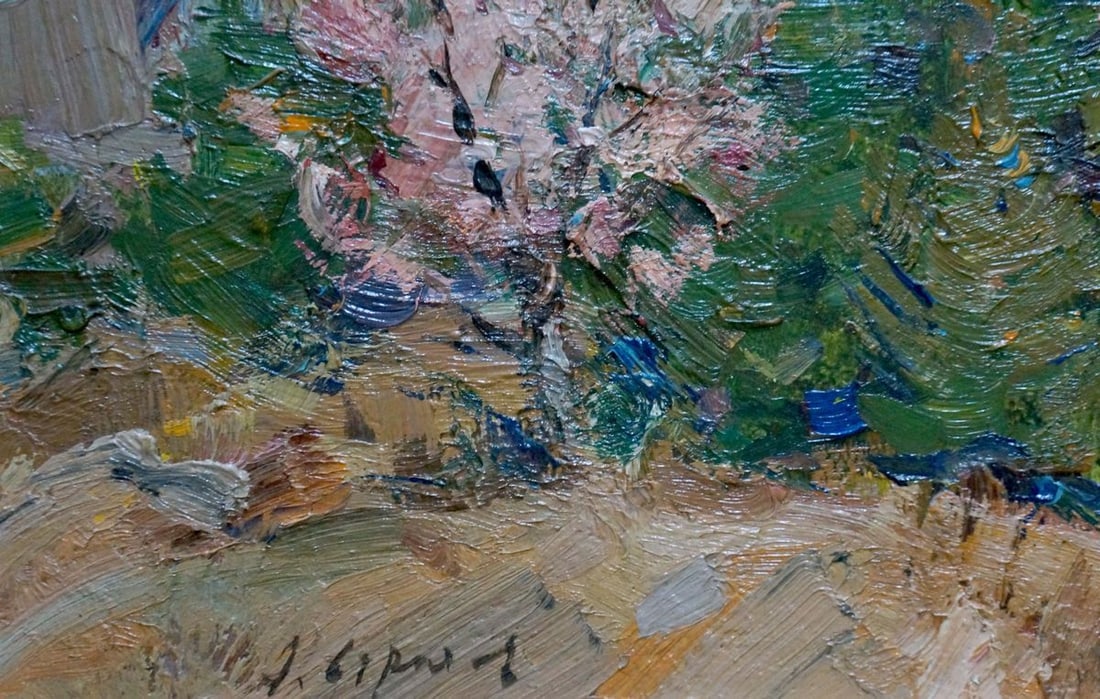 Oil painting Mountain landscape Strelov Arkady Efimovich - 2