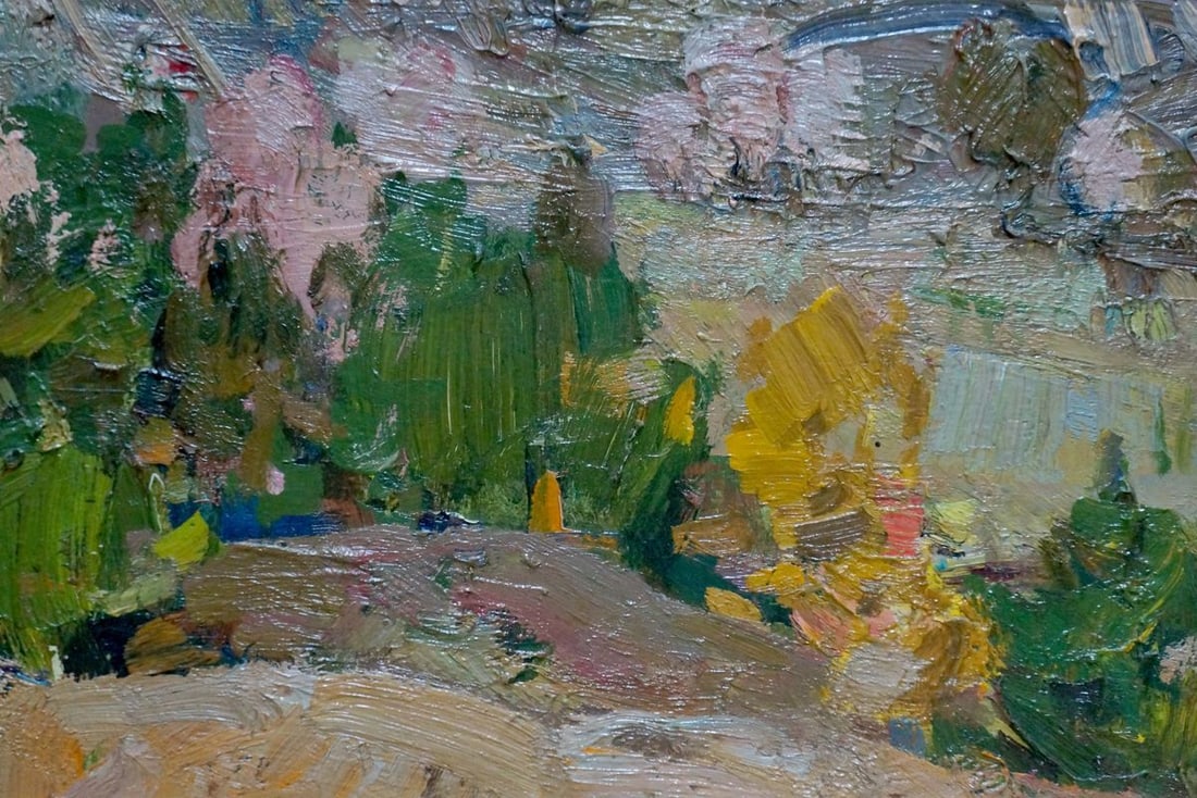 Oil painting Mountain landscape Strelov Arkady Efimovich - 5