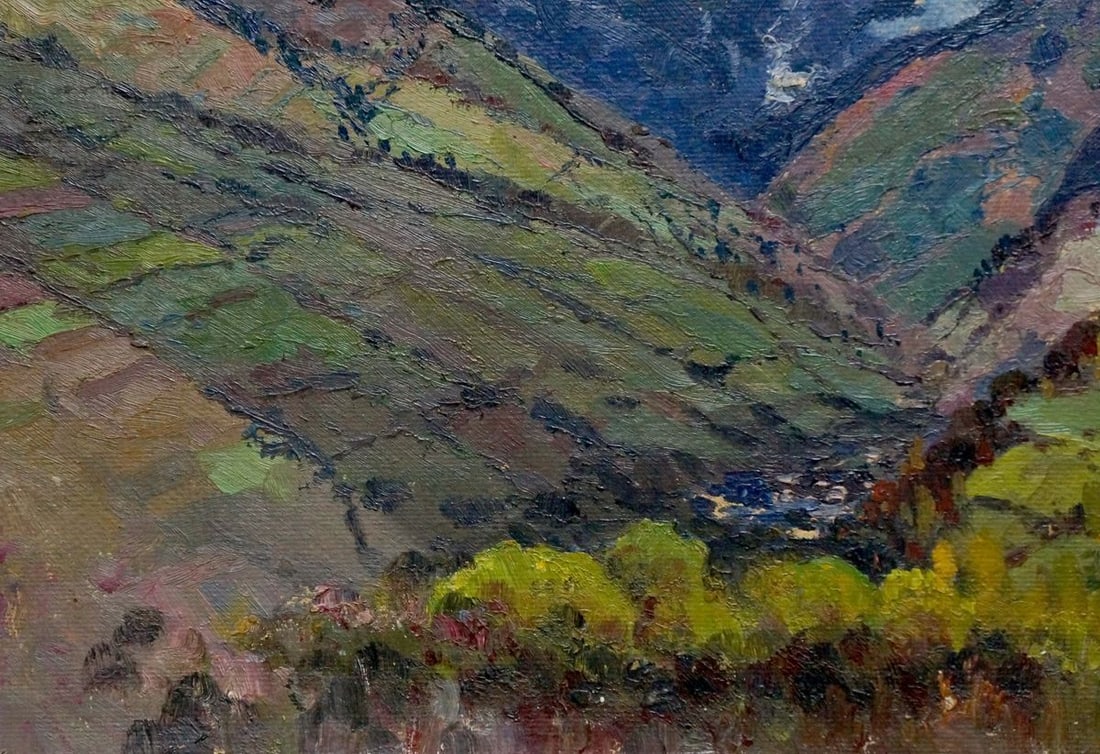 Oil painting Mountain landscape Sidoruk Vladimir Fedorovich - 2
