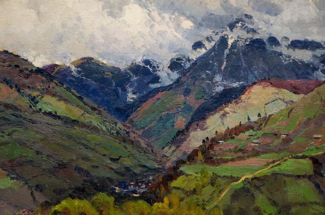 Oil painting Mountain landscape Sidoruk Vladimir Fedorovich - 6