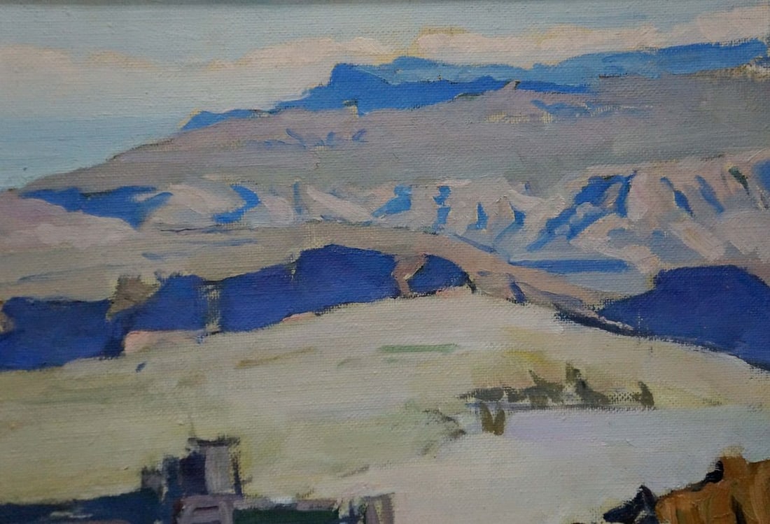 Oil painting The ruins of the palace Karas Joseph Ilyich - 4