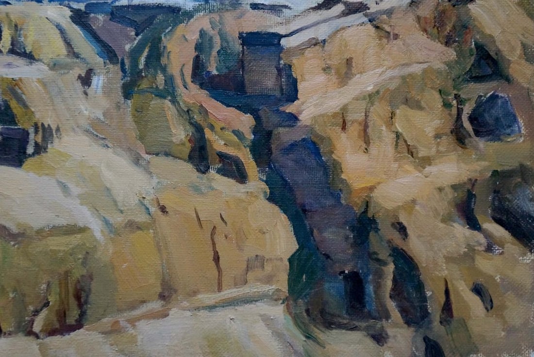 Oil painting The ruins of the palace Karas Joseph Ilyich - 5