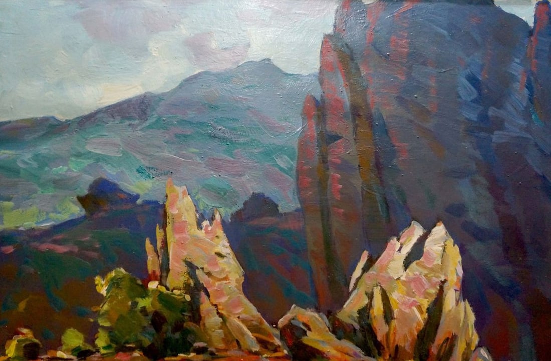 Oil painting Rock landscape Bakaev Sergey Ivanovich - 3