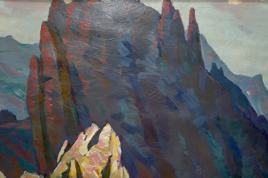 Oil painting Rock landscape Bakaev Sergey Ivanovich - 4