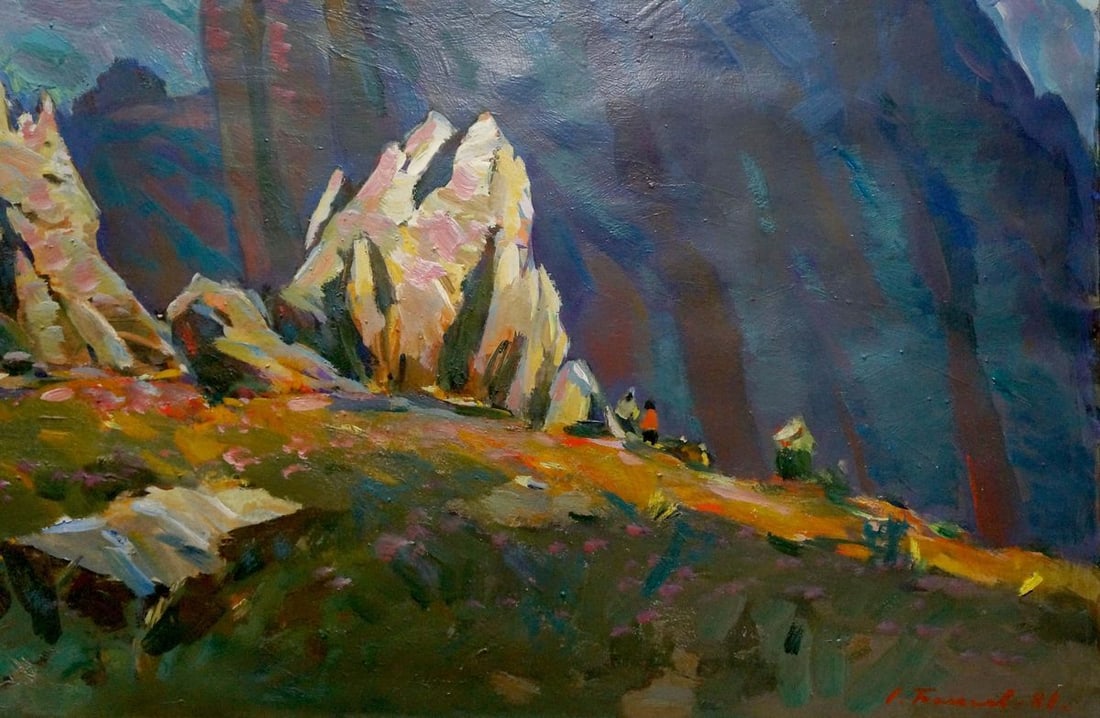 Oil painting Rock landscape Bakaev Sergey Ivanovich - 5