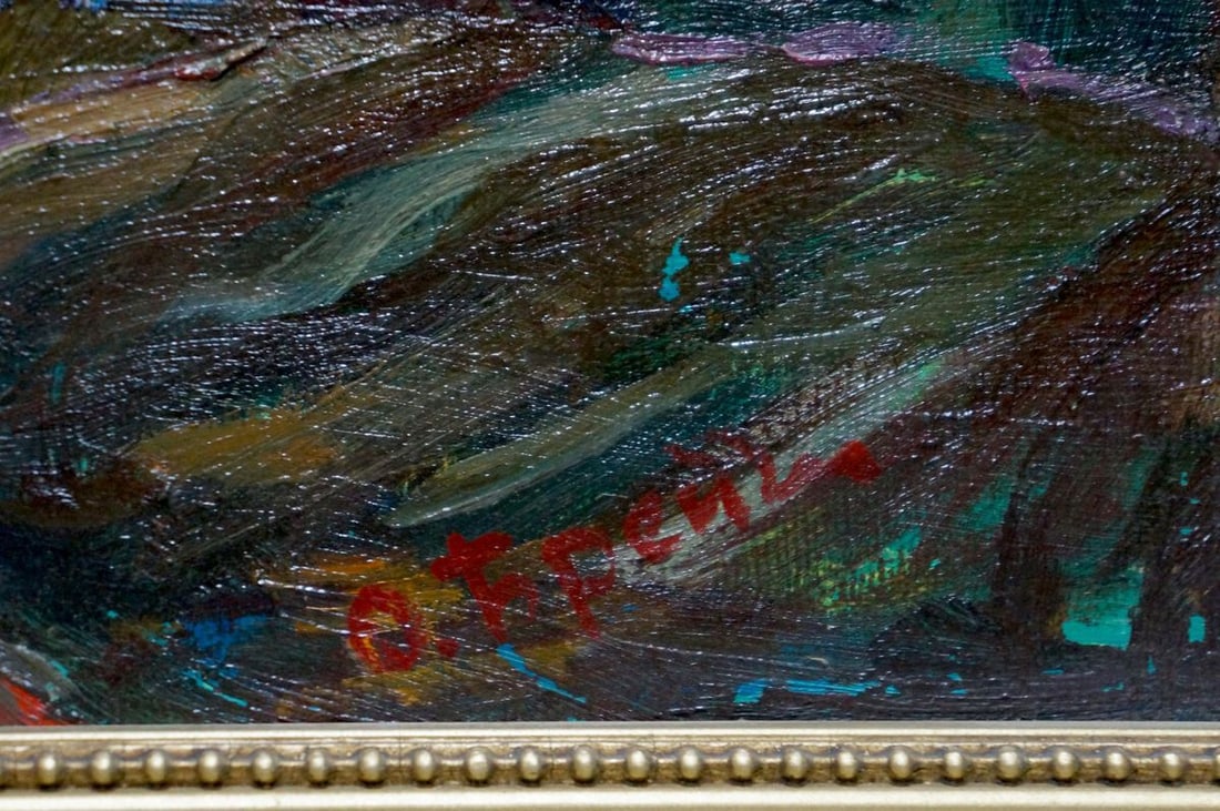 Oil painting Mountains landscape Brendel Olga Vladimirovna - 6