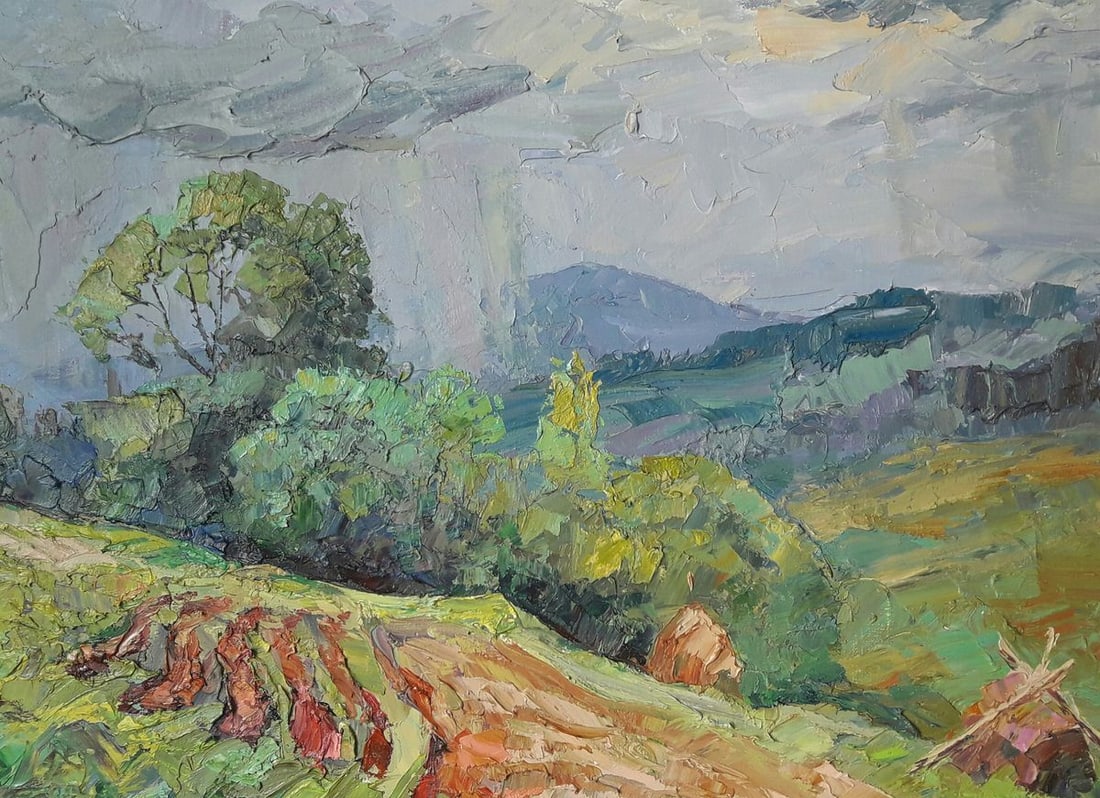 Oil painting It is rainy Serdyuk Boris Petrovich - 3