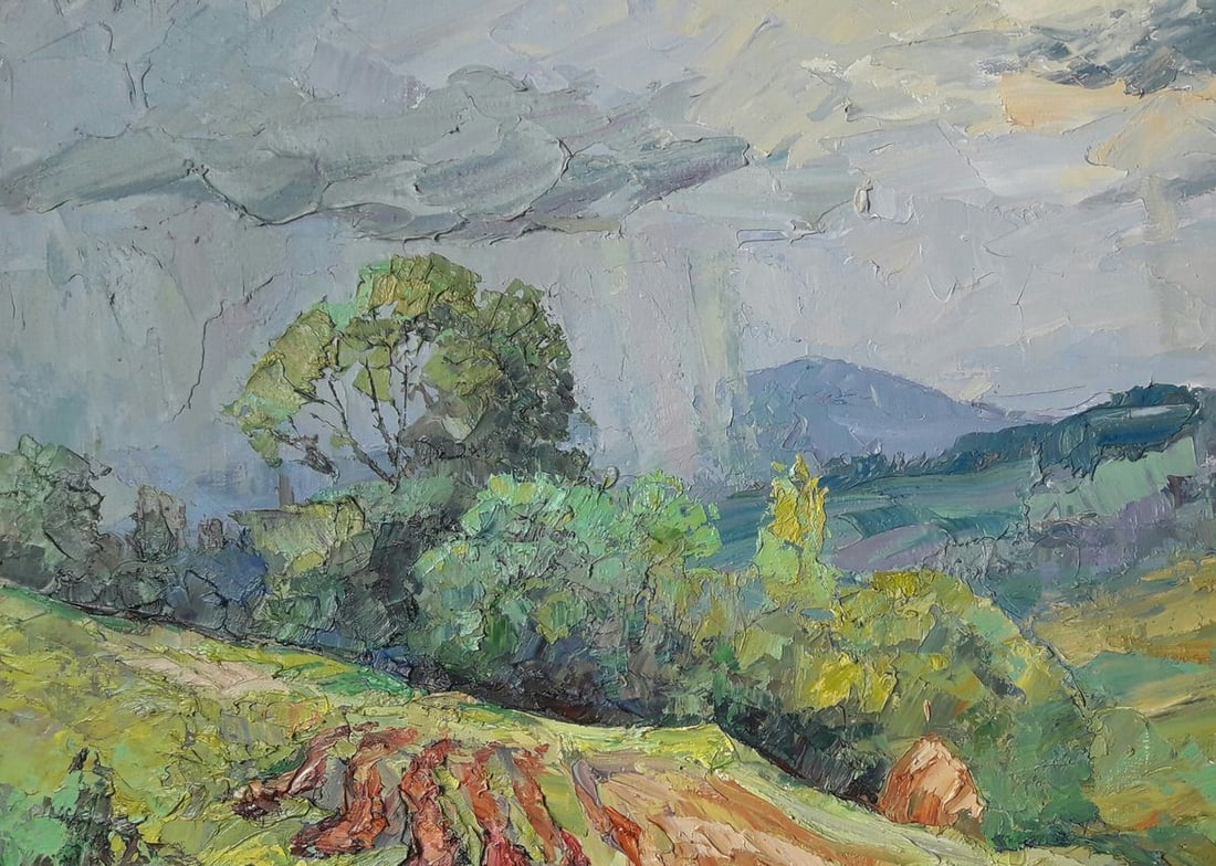 Oil painting It is rainy Serdyuk Boris Petrovich - 5