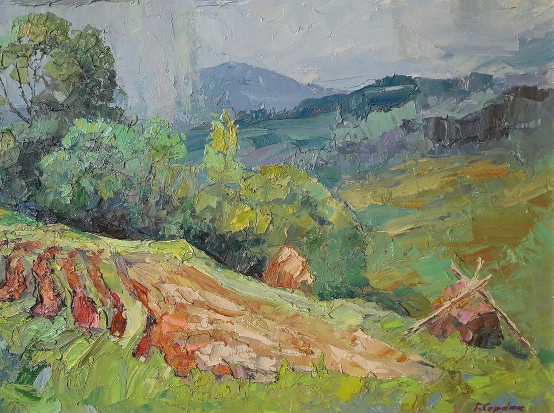 Oil painting It is rainy Serdyuk Boris Petrovich - 6