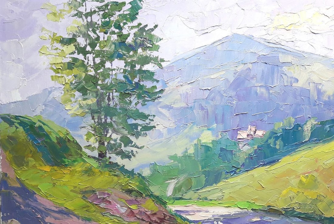 Oil painting Carpathian air Serdyuk Boris Petrovich - 2