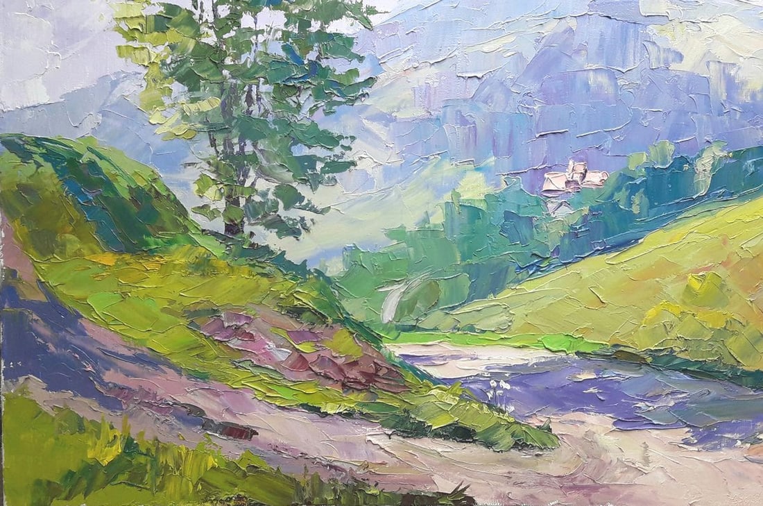 Oil painting Carpathian air Serdyuk Boris Petrovich - 3