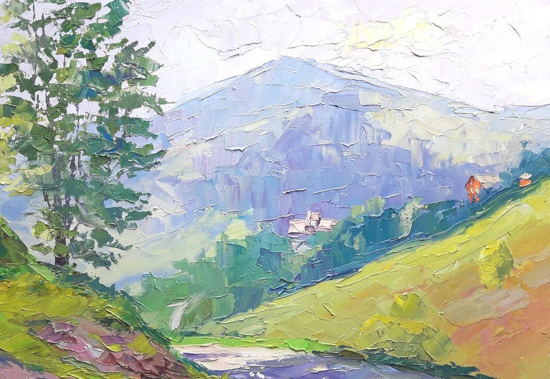 Oil painting Carpathian air Serdyuk Boris Petrovich - 5