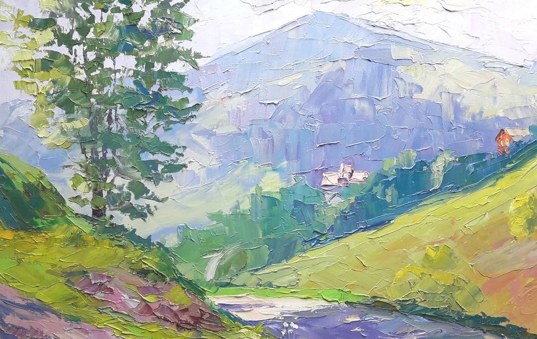 Oil painting Carpathian air Serdyuk Boris Petrovich - 6