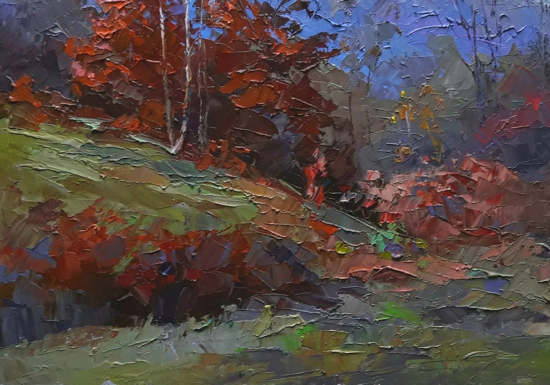Oil painting Burning autumn Serdyuk Boris Petrovich - 4