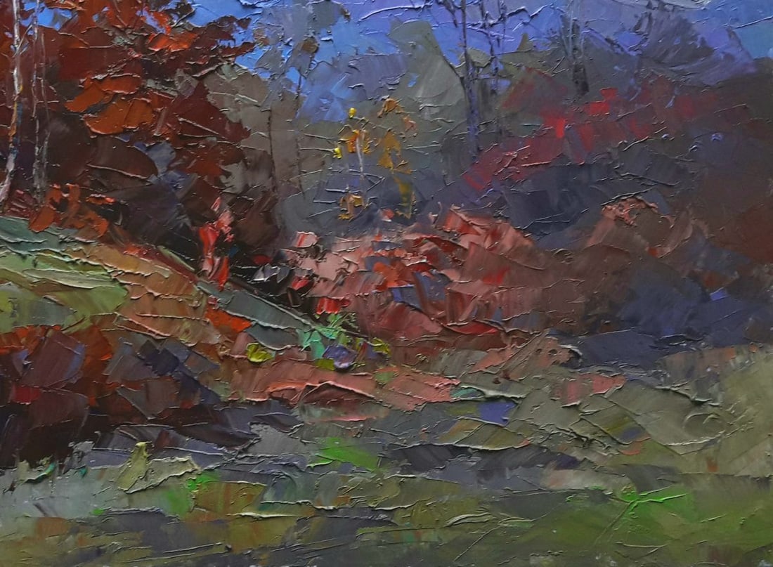 Oil painting Burning autumn Serdyuk Boris Petrovich - 5