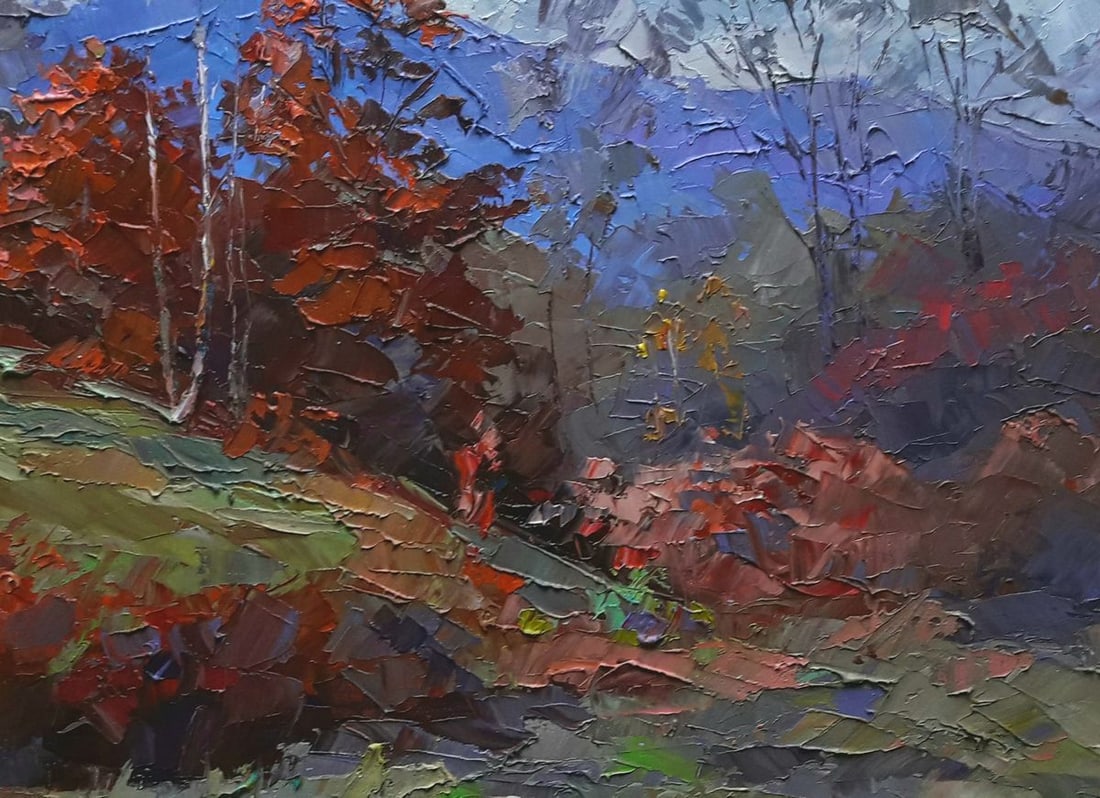 Oil painting Burning autumn Serdyuk Boris Petrovich - 6